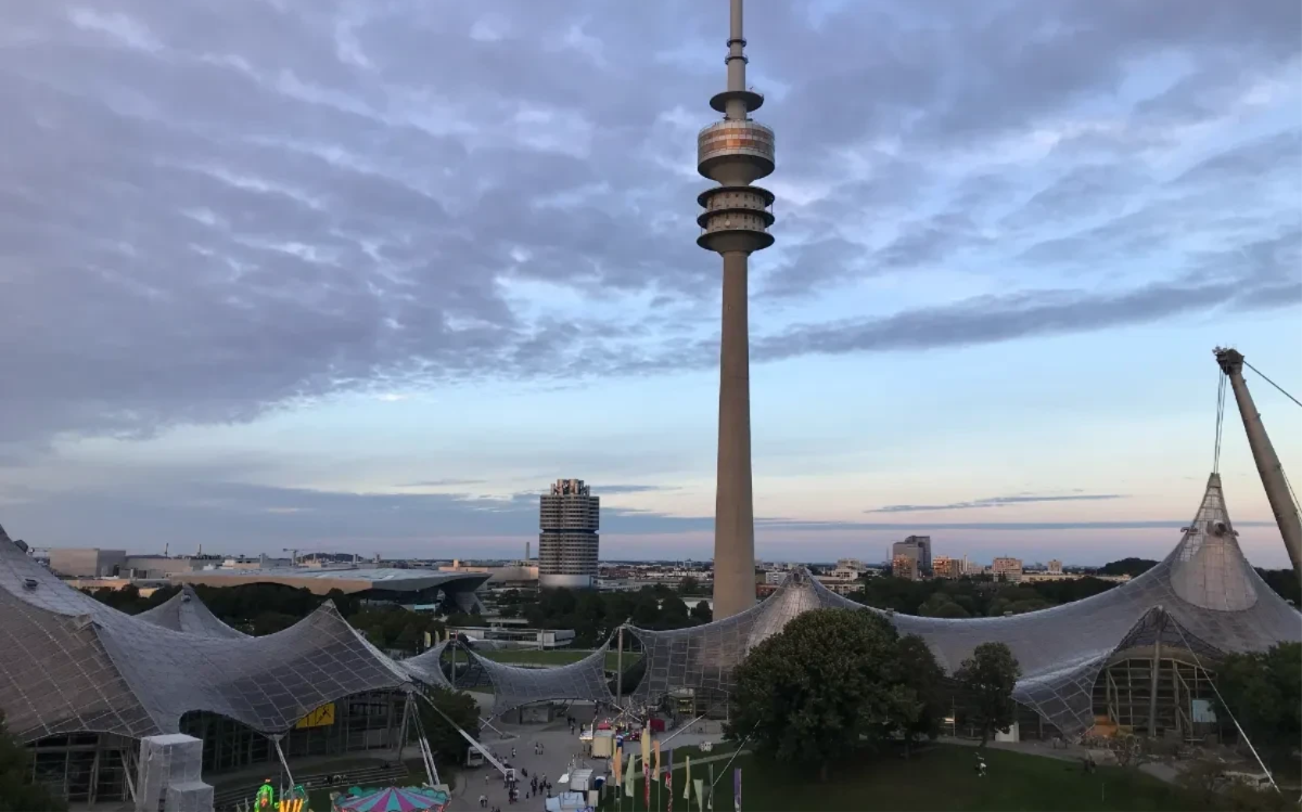 Munich Olympic Park — the iconic tent roof architecture from 1972